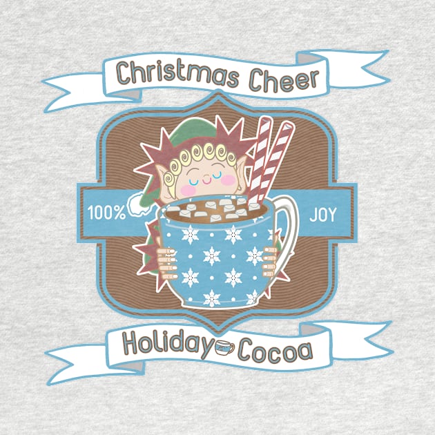 Christmas Cheer Holiday Cocoa Badge by Kutesy_World